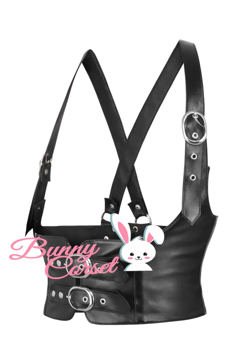 Trakiala Faux Leather Corset Belt