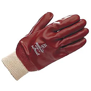 Trilanco Gloves Pvc Fully Coated Knit Wrist