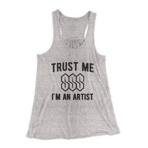 Trust Me I'm an Artist Women's Flowey Tank Top
