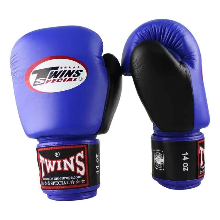 Twins 2 Tone BGVL3 Boxing Gloves - Blue/Black