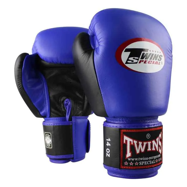 Twins 2 Tone BGVL3 Boxing Gloves - Blue/Black
