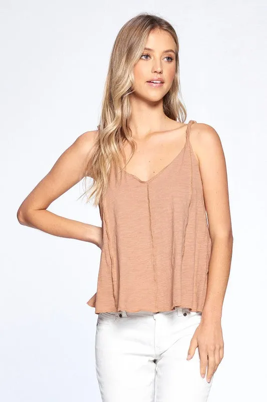 Twist Strap Solid Tank
