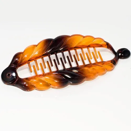 Twisted Design Plastic Banana Clip