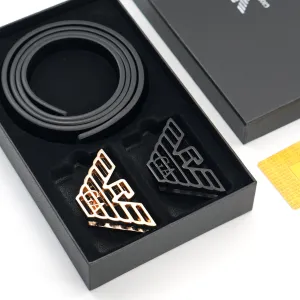 Two Manual Buckles Belt Set | Imported from China | ARM Belt 333 A