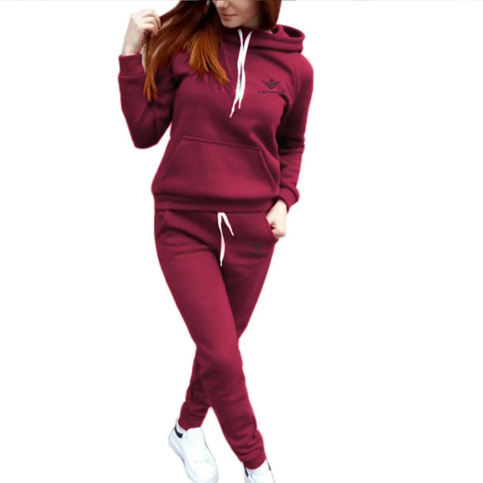 Two-piece Women's Hooded Set