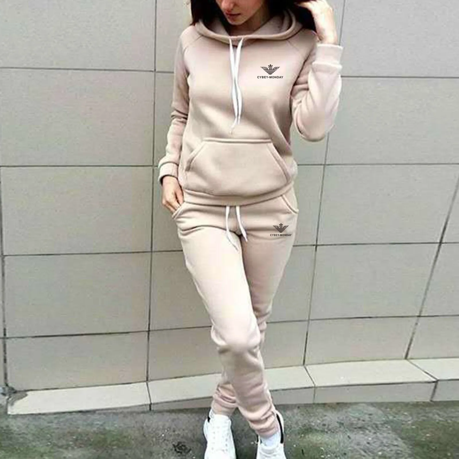 Two-piece Women's Hooded Set