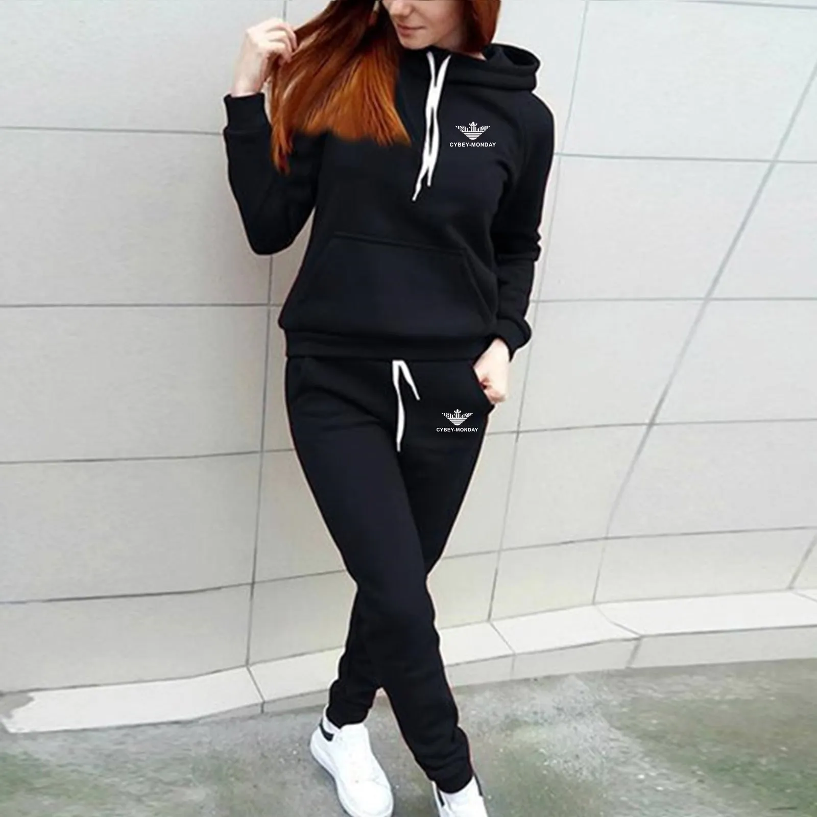Two-piece Women's Hooded Set