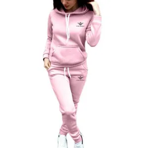 Two-piece Women's Hooded Set