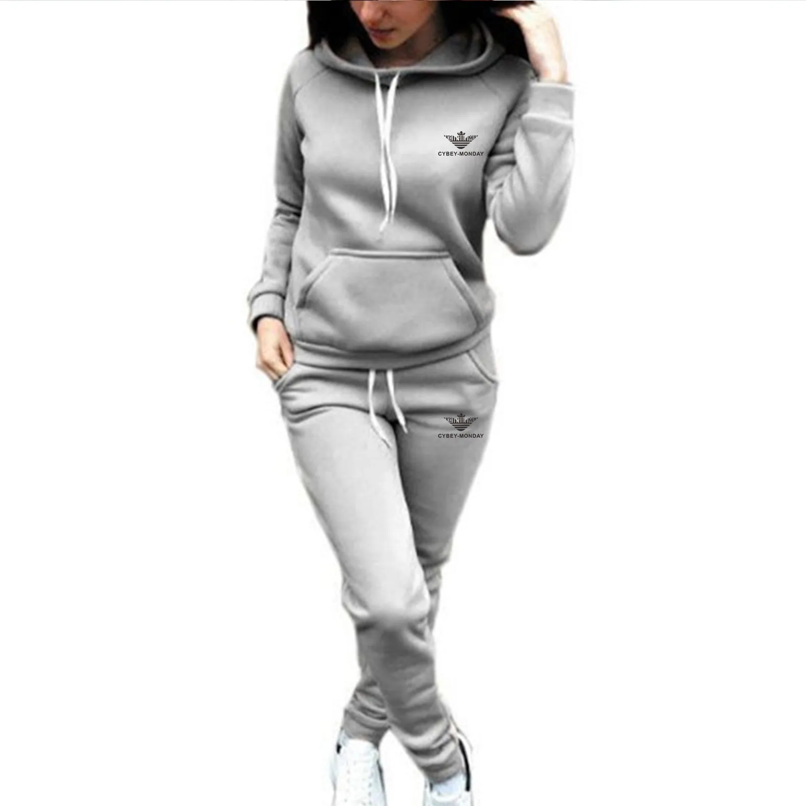 Two-piece Women's Hooded Set