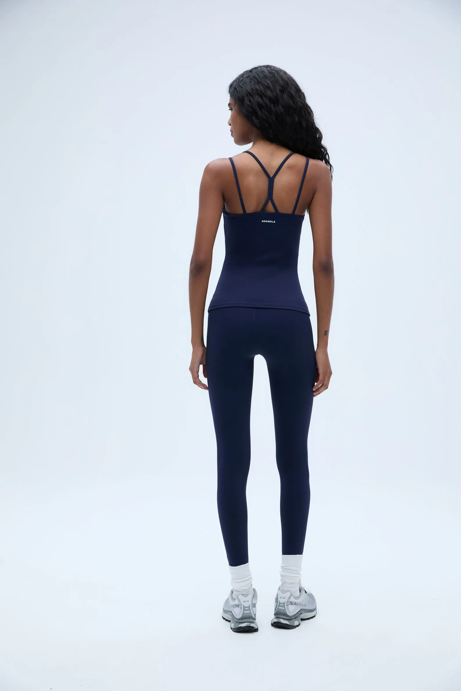 Ultimate Double Strap Tank Top - Navy Blue