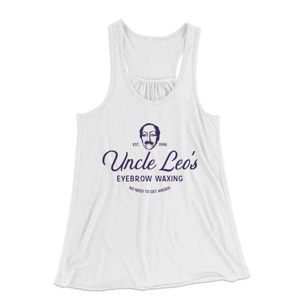 Uncle Leo's Eyebrow Waxing Women's Flowey Tank Top