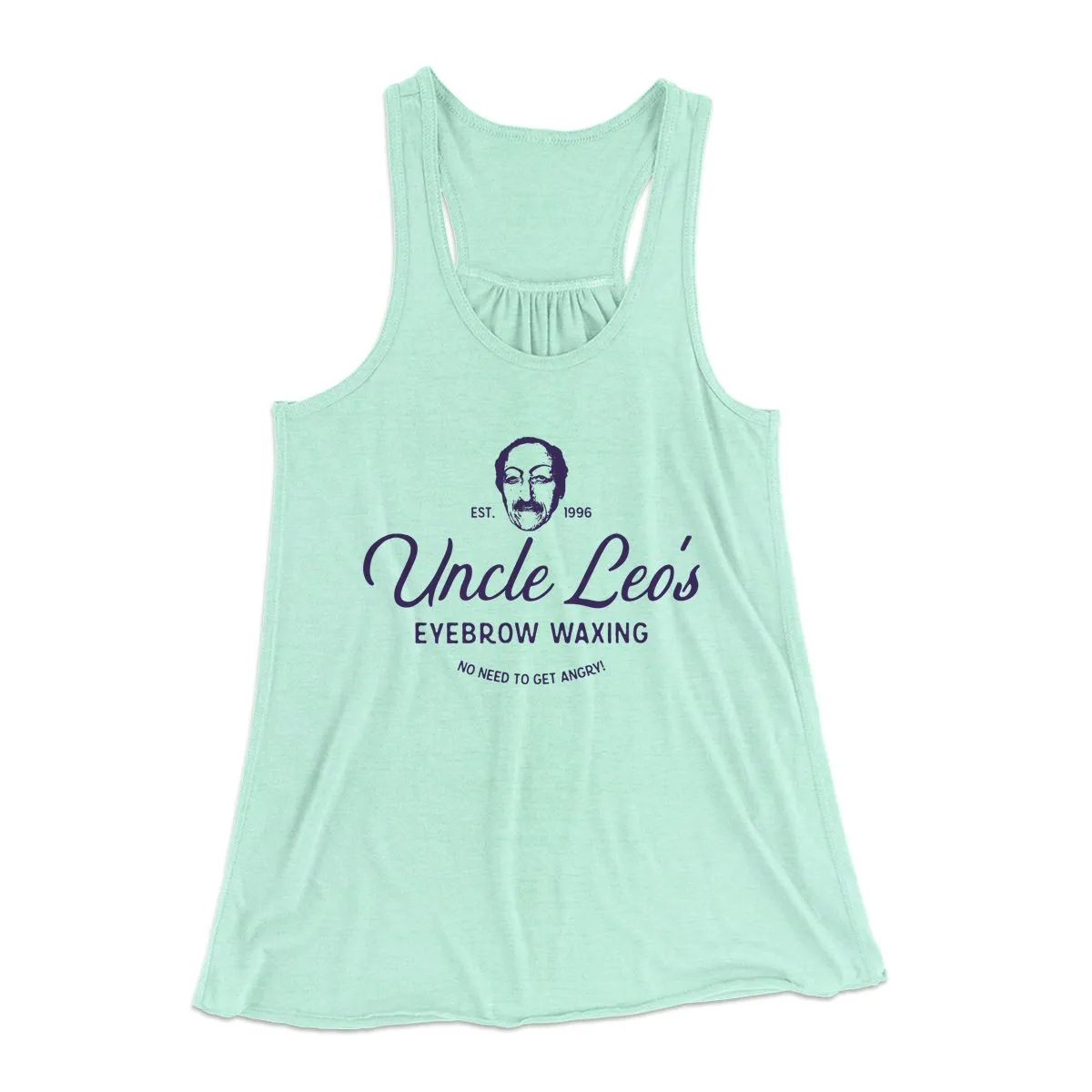 Uncle Leo's Eyebrow Waxing Women's Flowey Tank Top