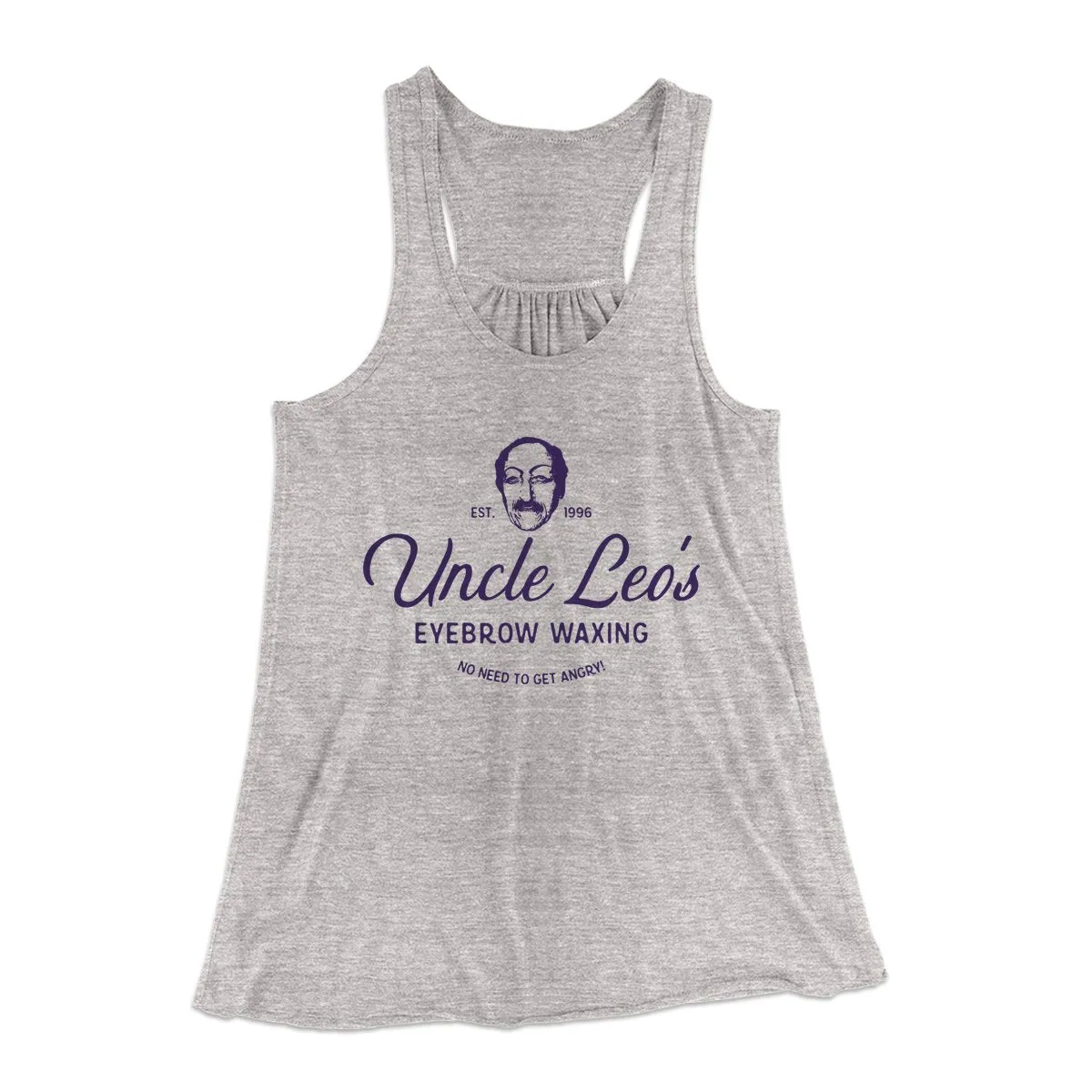 Uncle Leo's Eyebrow Waxing Women's Flowey Tank Top