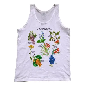 Unisex Fleur Fatale Toxic Botanical Chart Tank Top