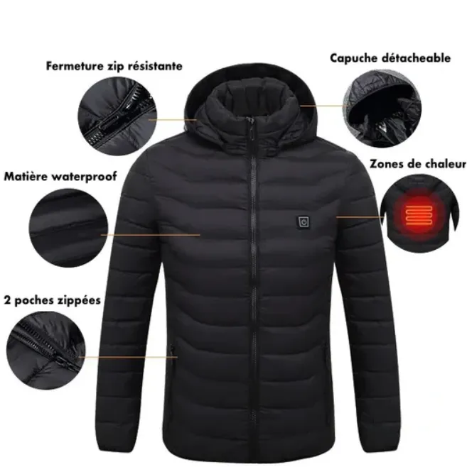 Unisex Heated Jacket – Stay Warm and Stylish All Winter Long
