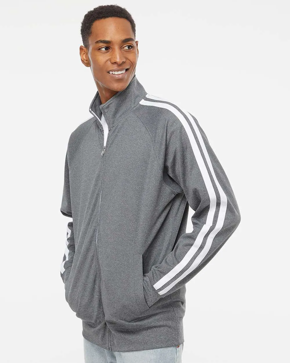 Unisex Lightweight Poly-Tech Track Jacket
