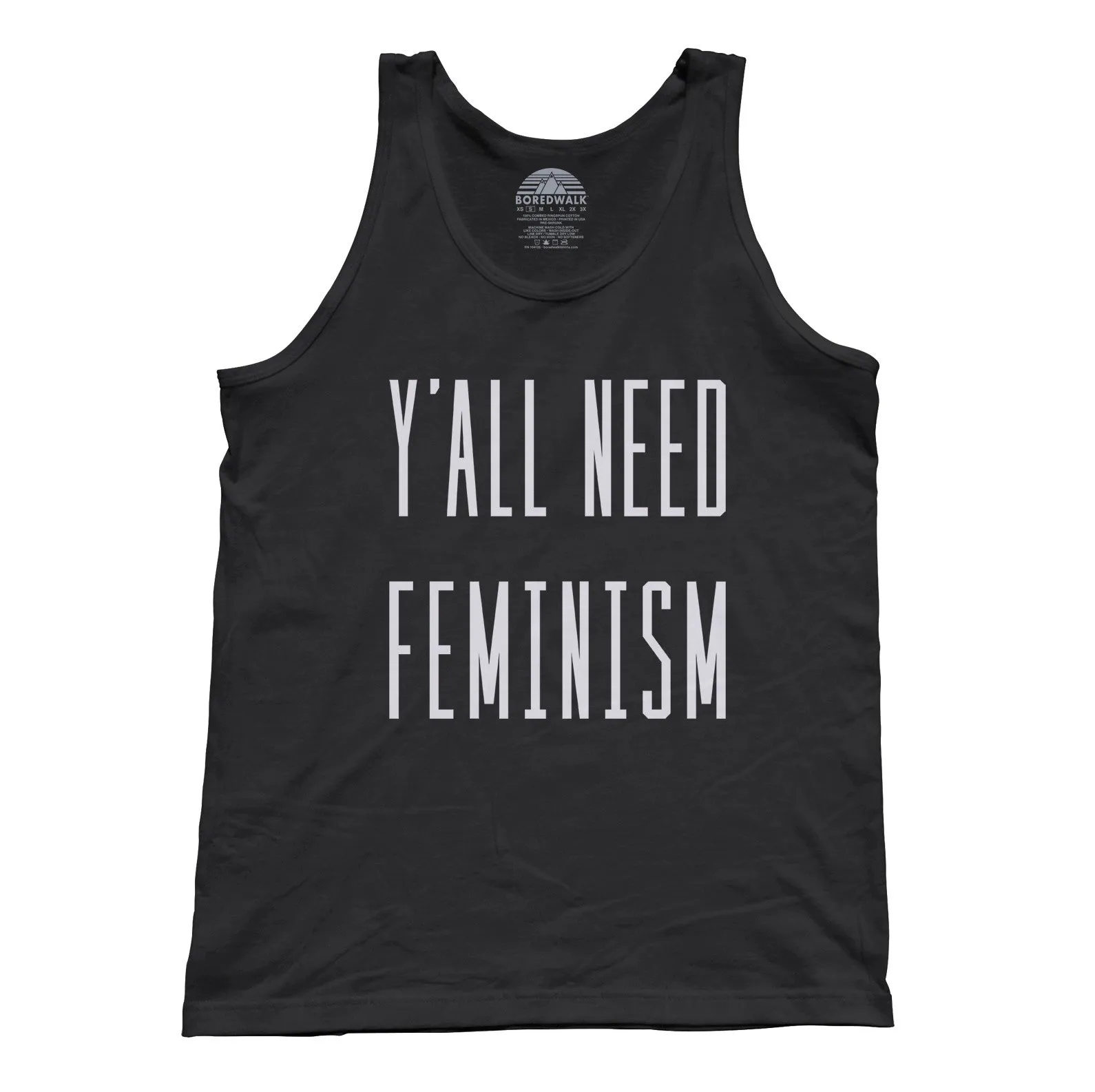 Unisex Y'All Need Feminism Tank Top - Funny Feminist Shirt