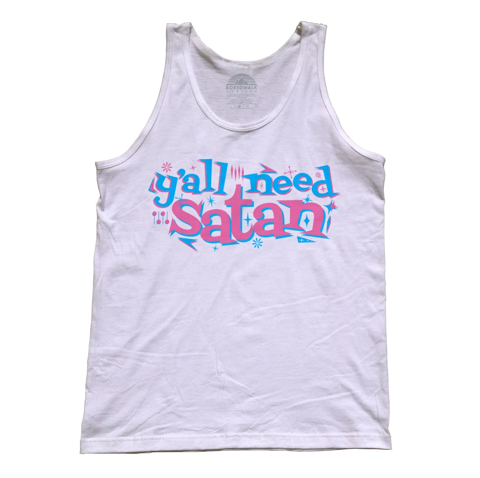 Unisex Y'all Need Satan Tank Top