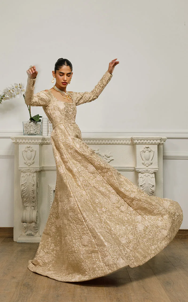 Unstitched Embroidered Dress
