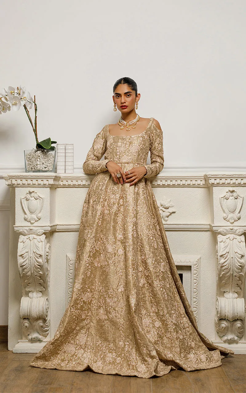 Unstitched Embroidered Dress