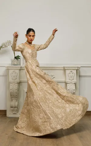 Unstitched Embroidered Dress
