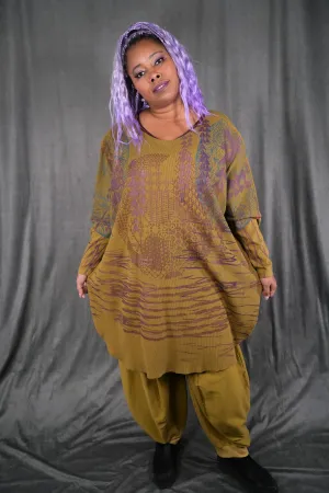 V1320 Natural City Tunic Moss-P