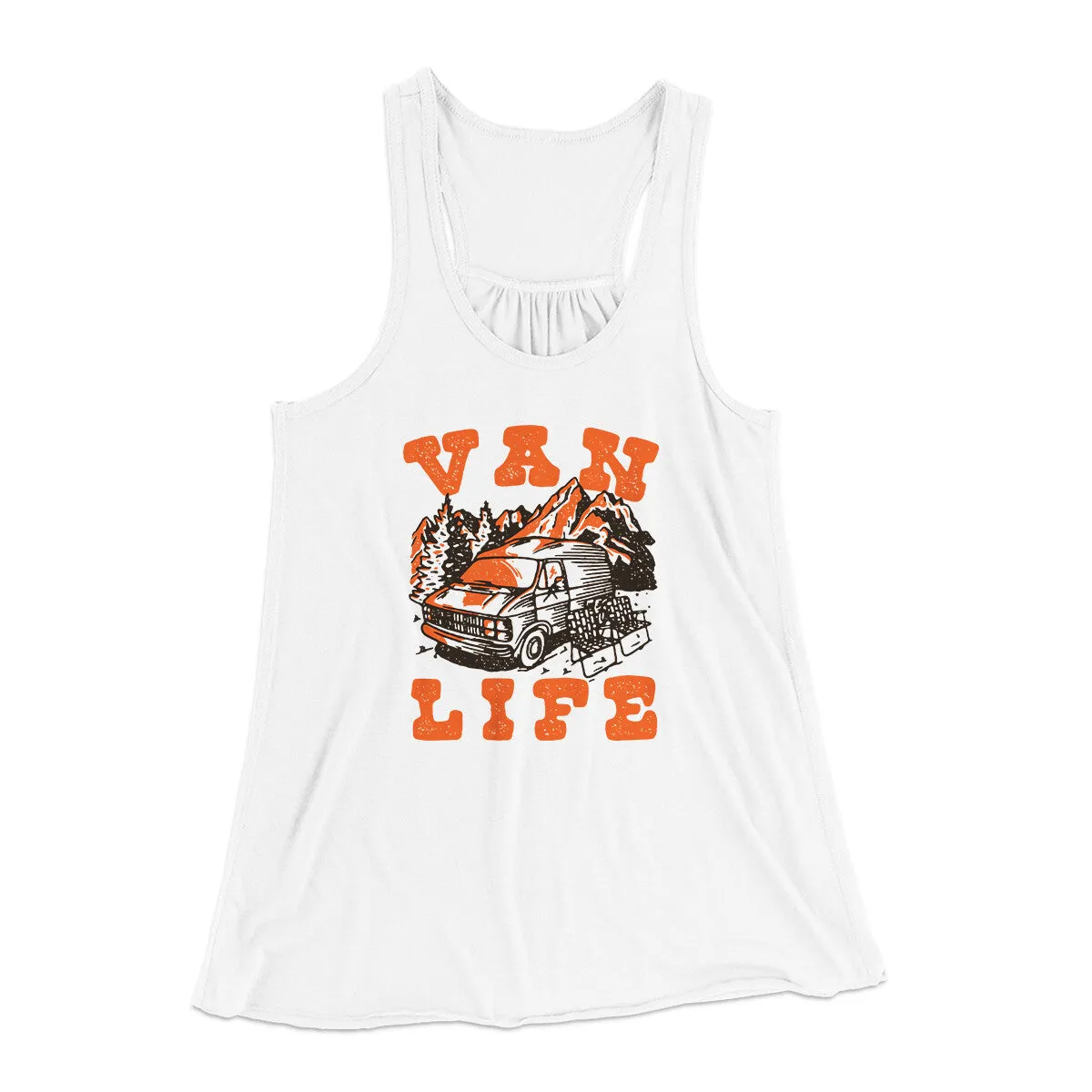 Van Life Women's Flowey Racerback Tank Top