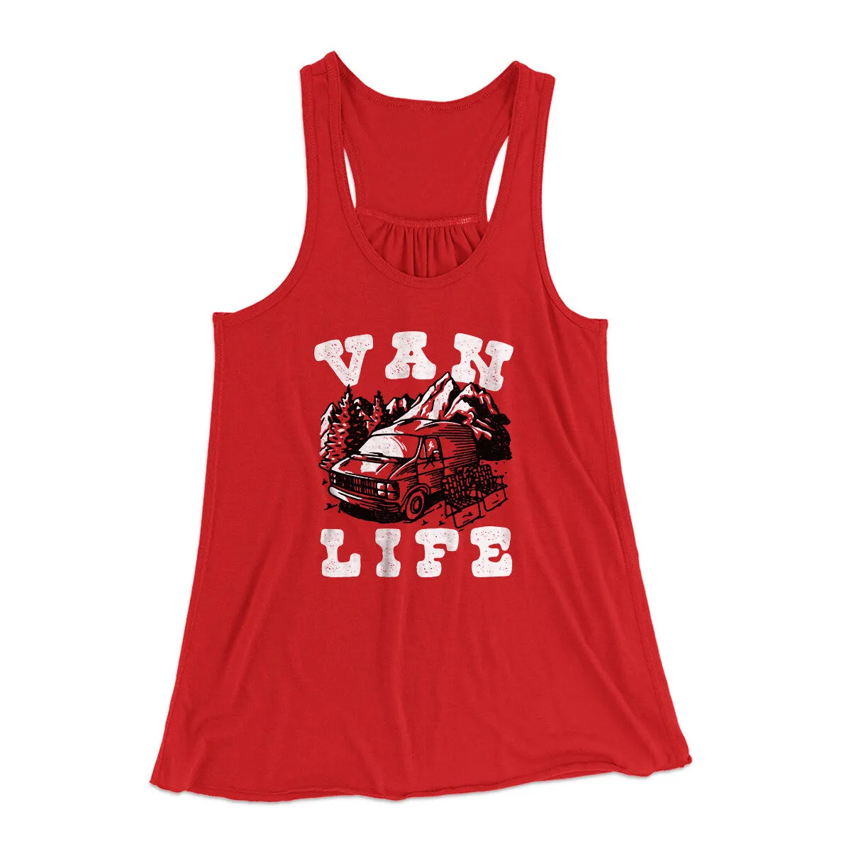 Van Life Women's Flowey Racerback Tank Top