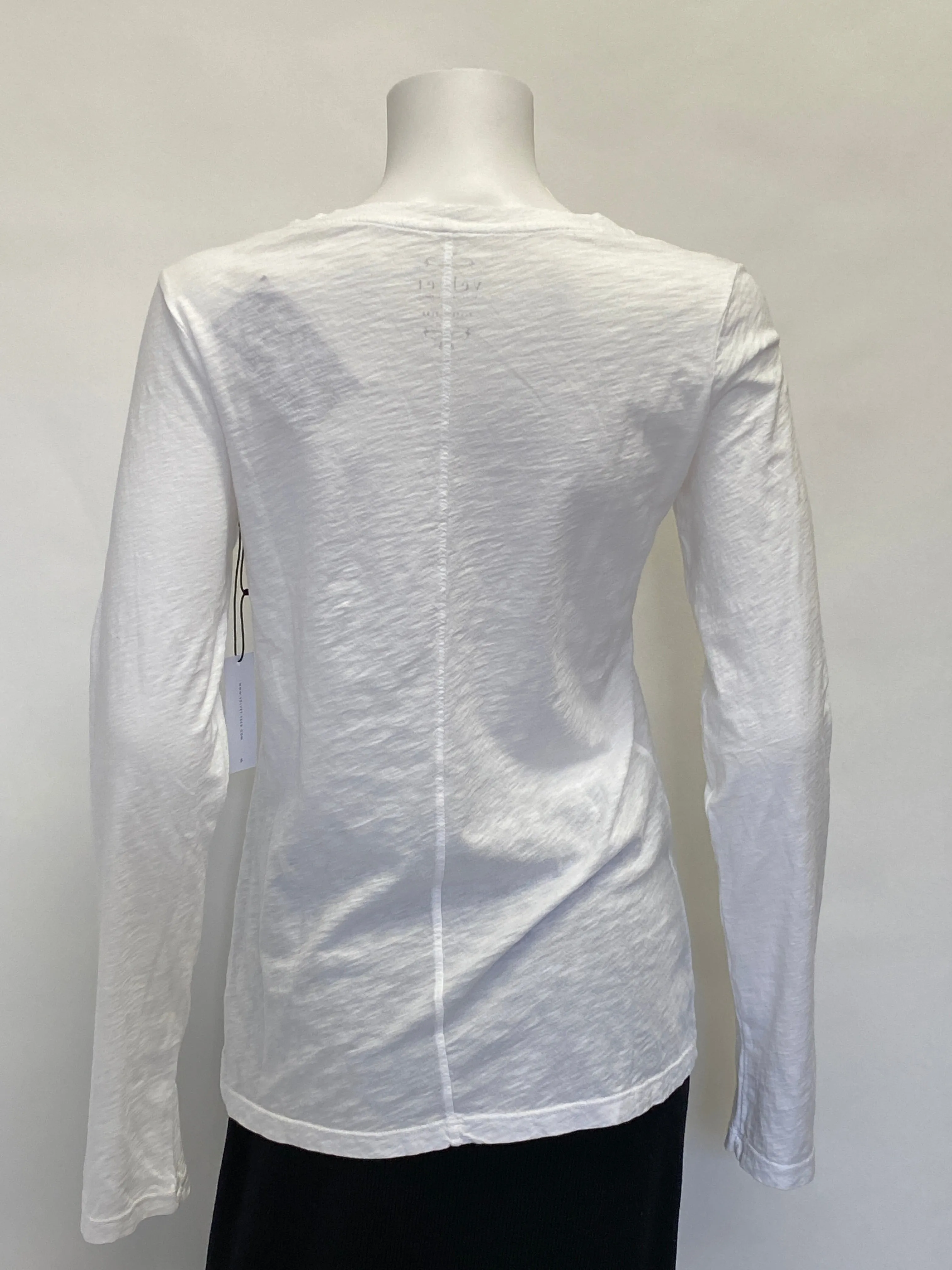 Velvet White Cotton Top