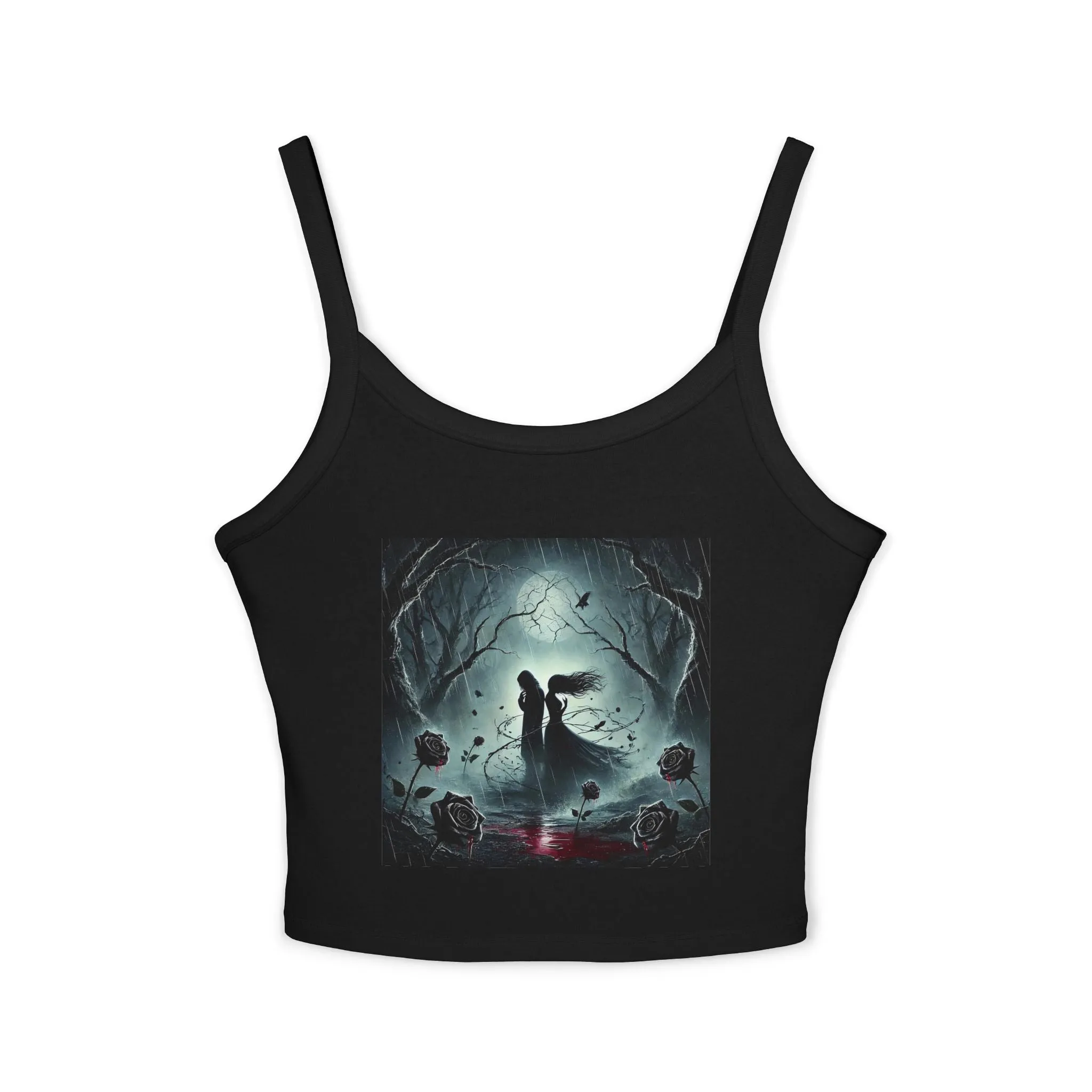 Venomous Sin Poisoned Embrace Uncuffed Spaghetti Strap Tank Top