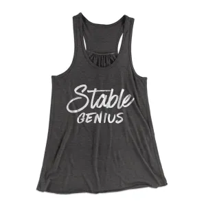 Very Stable Genius Women's Flowey Tank Top