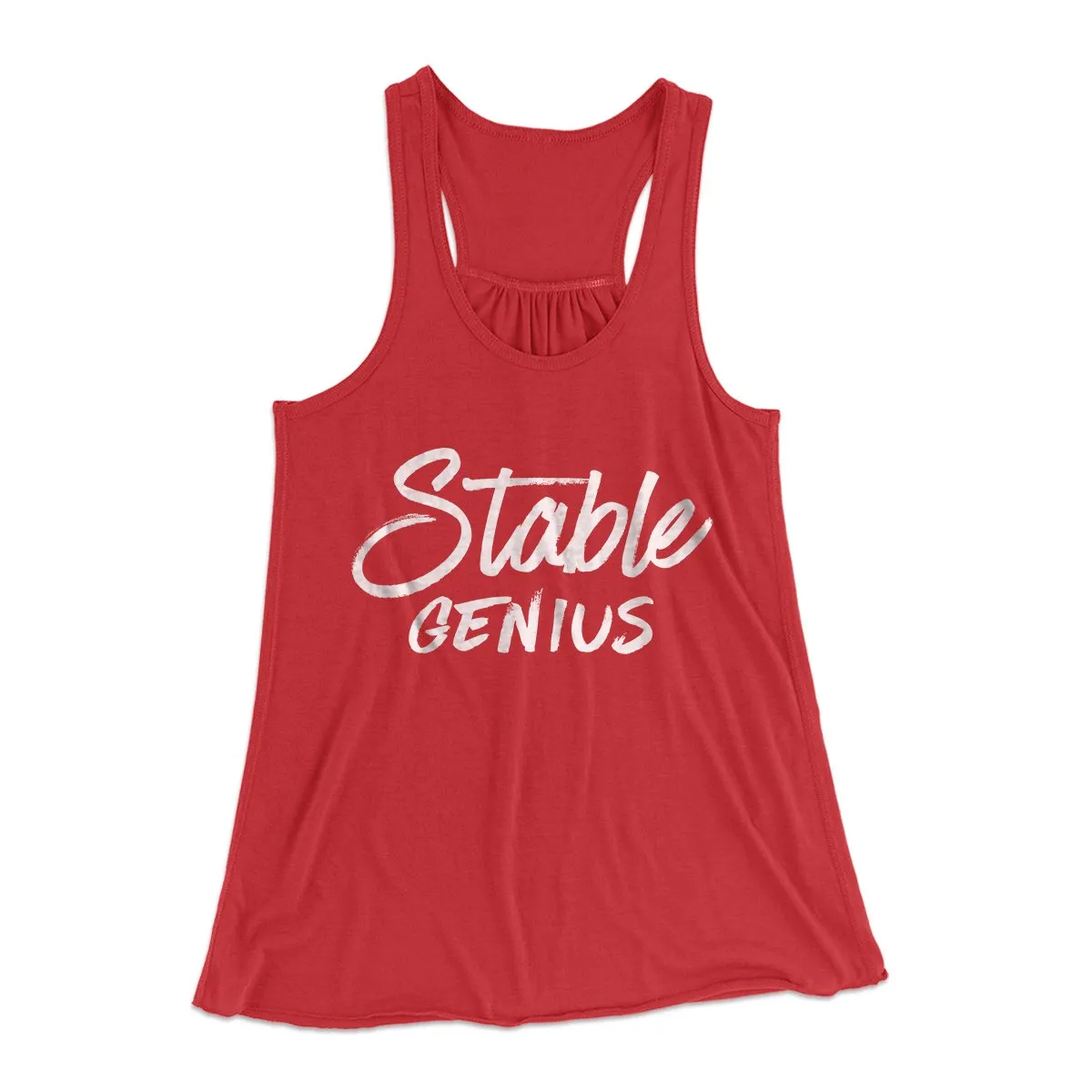 Very Stable Genius Women's Flowey Tank Top