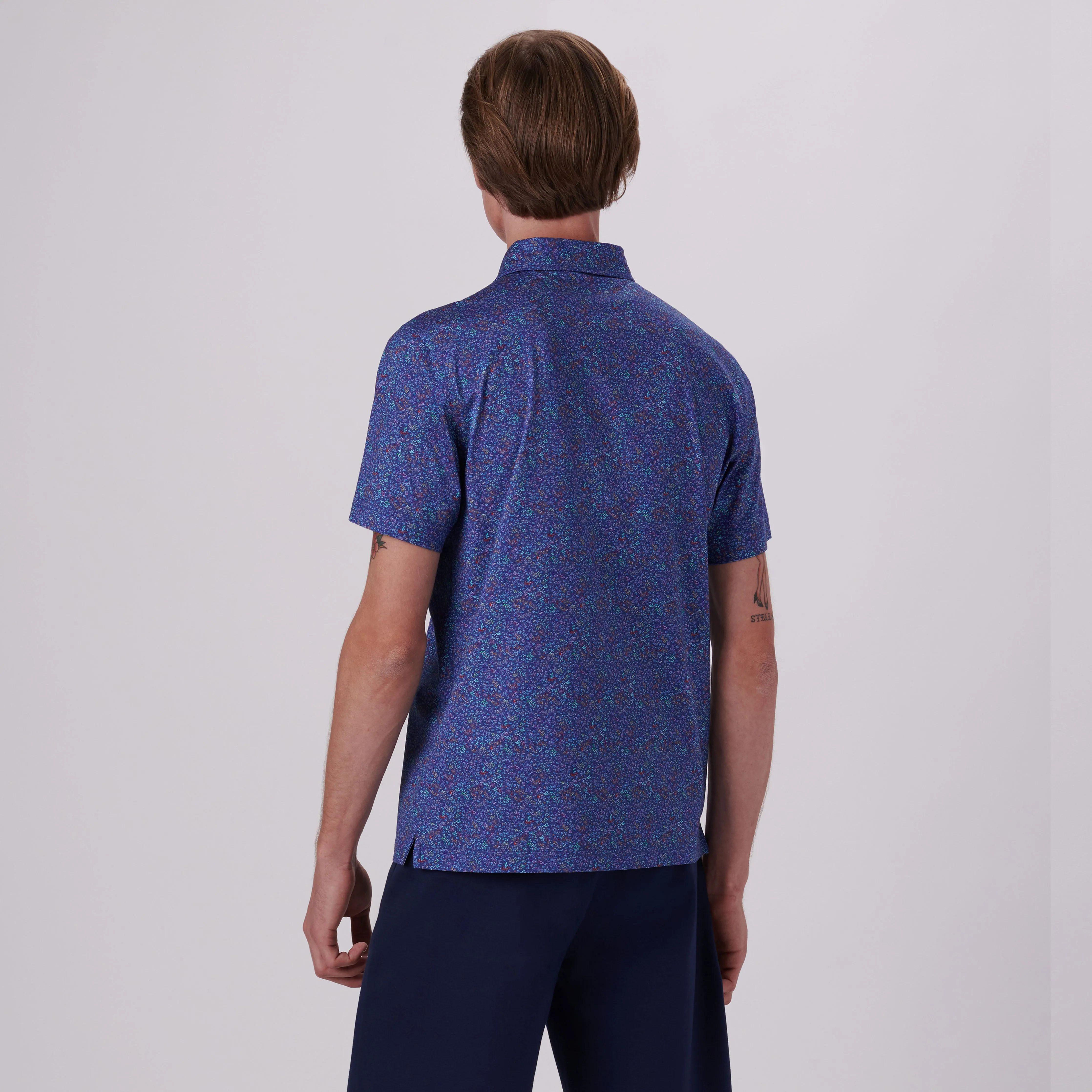 Victor Floral Print OoohCotton Polo