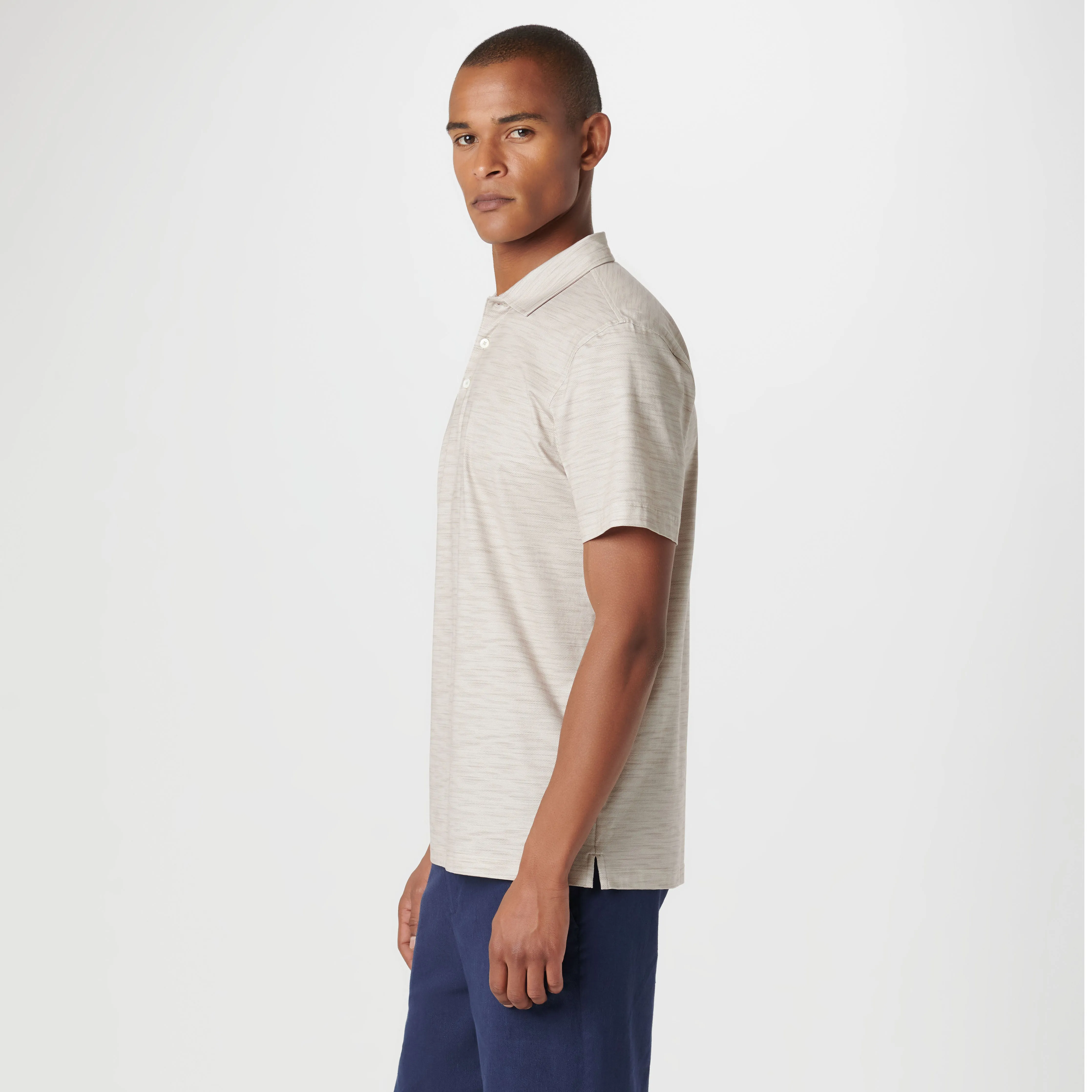 Victor Stitch Print OoohCotton Polo