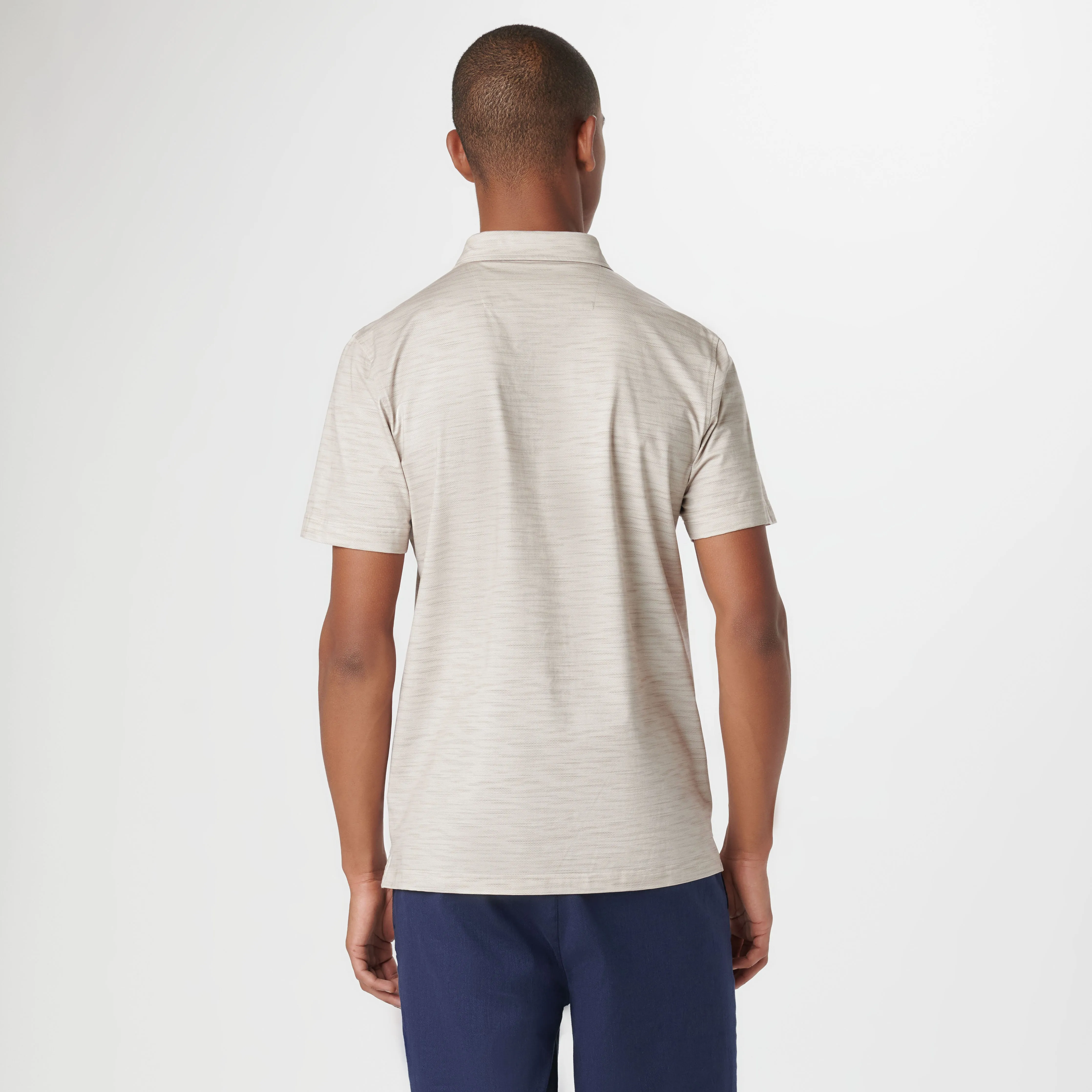 Victor Stitch Print OoohCotton Polo