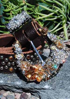 Vintage Spider Belt & Buckle - Small