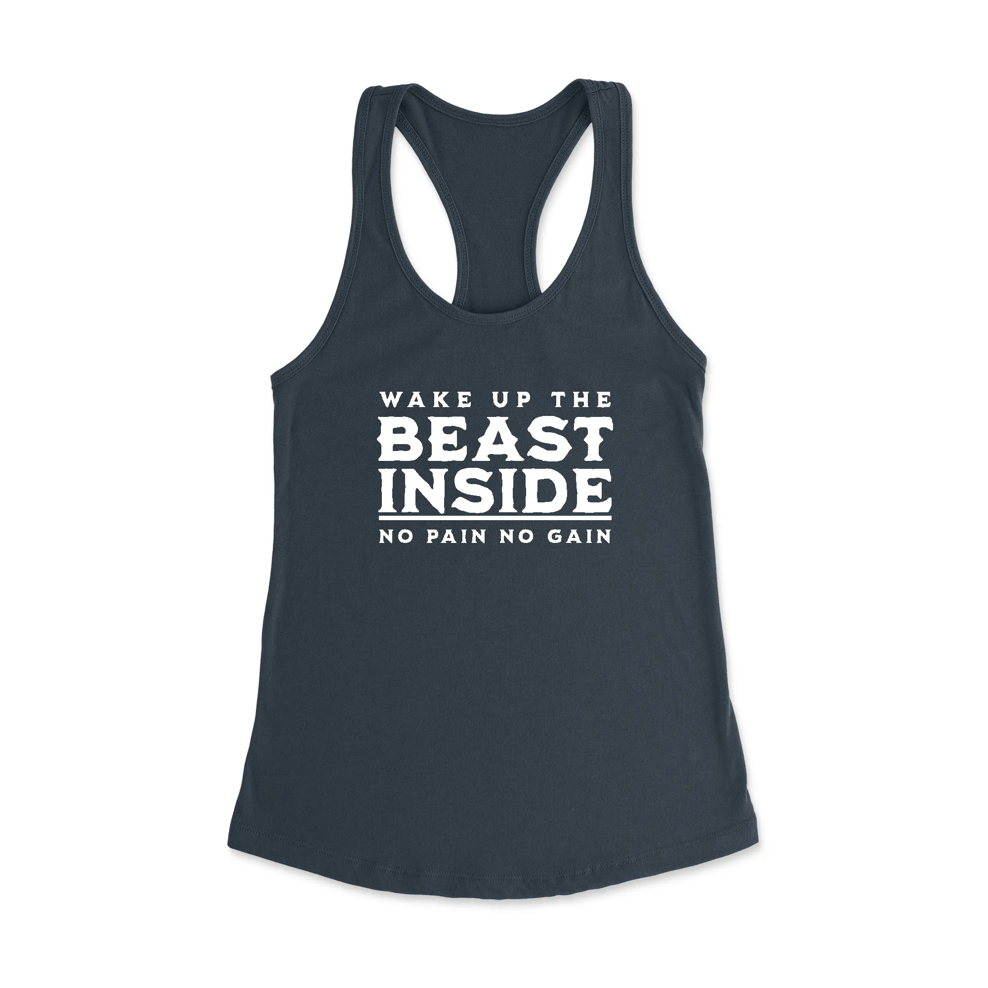 Wake up beauty Racerback Tank Top