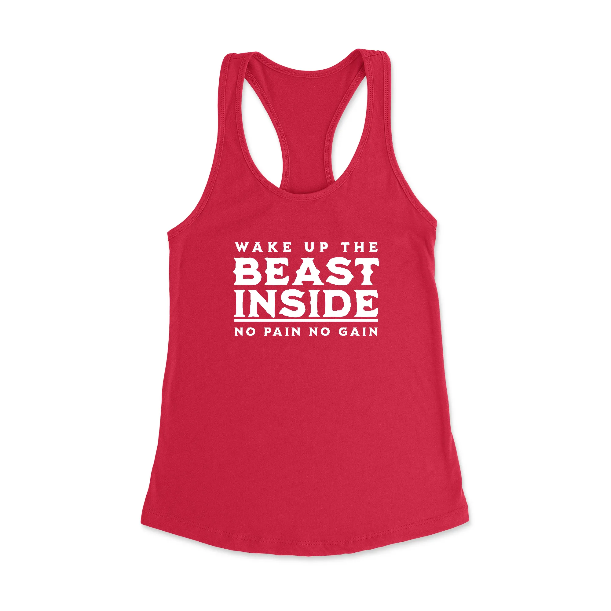 Wake up beauty Racerback Tank Top