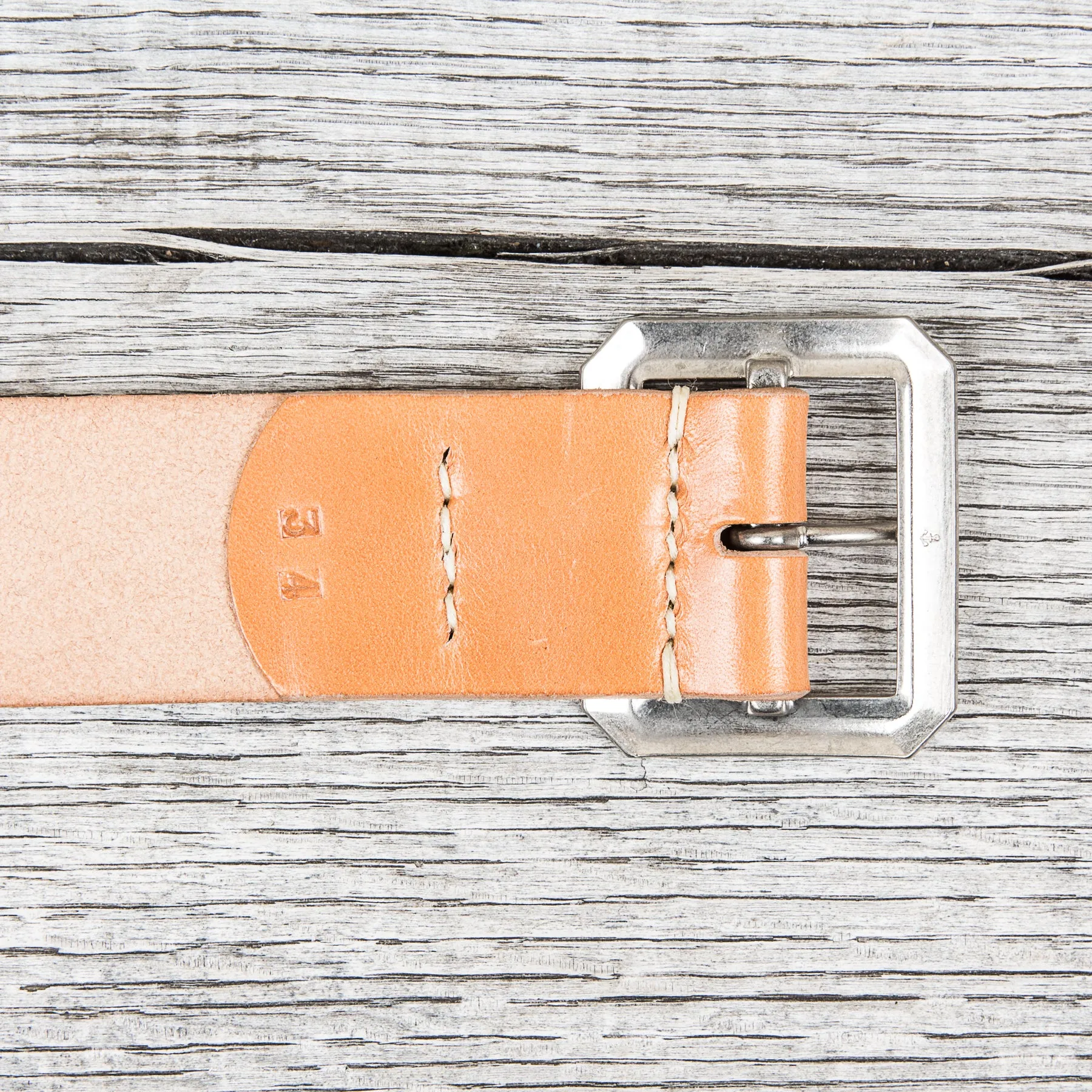 Warehouse & Co Garrison Leather Belt Tan