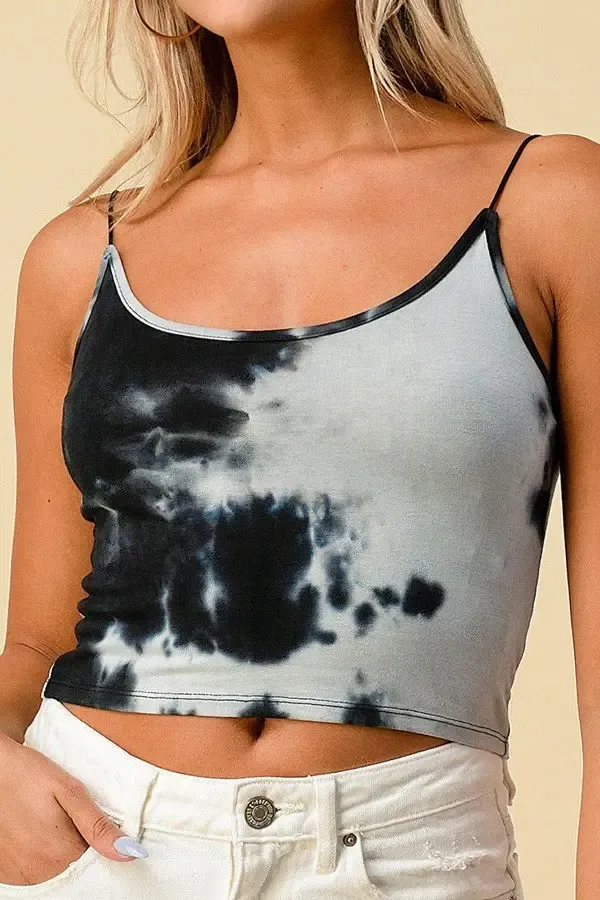 Weekend Feeling Tie Dye Crop Top