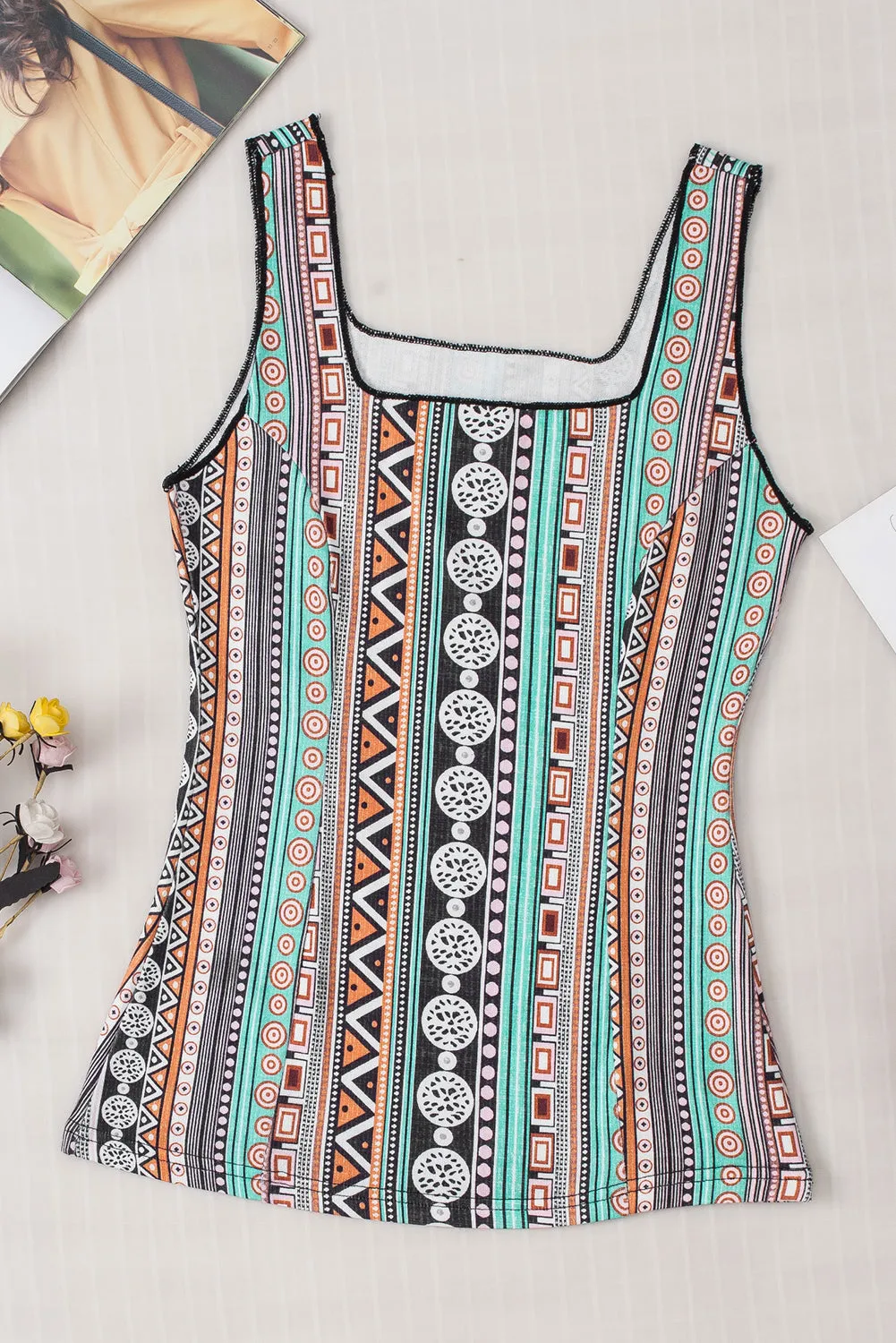 Western Geo Tank Top