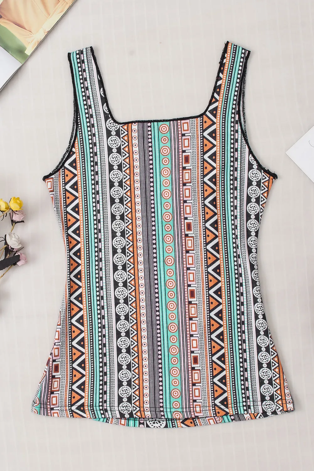 Western Geo Tank Top