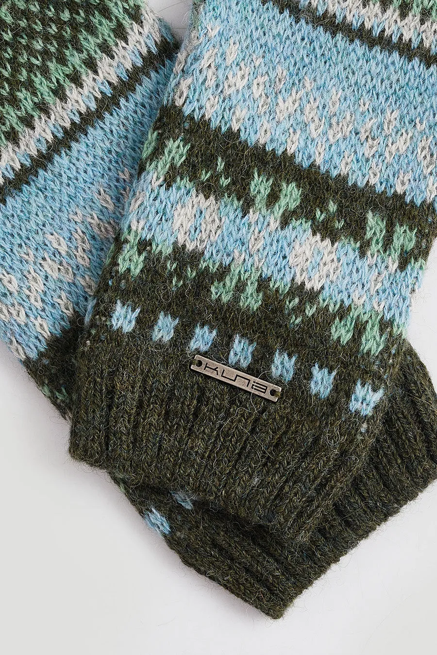Whip Gloves Baby Alpaca Color Blackforest