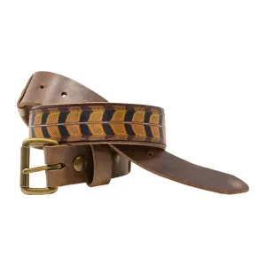 Whiskey Leatherworks Pheasant Tail Belt