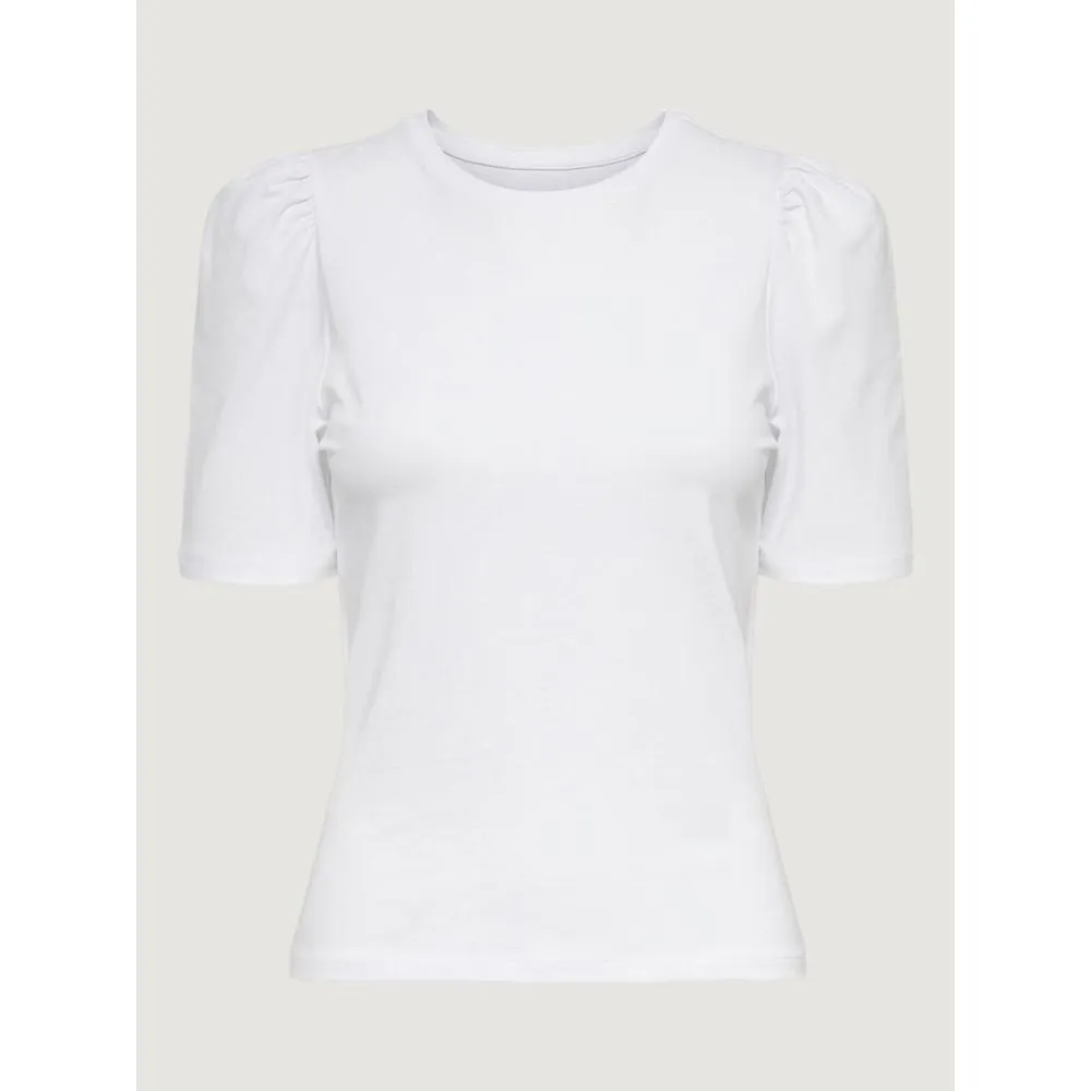 White Cotton Tops & T-Shirt