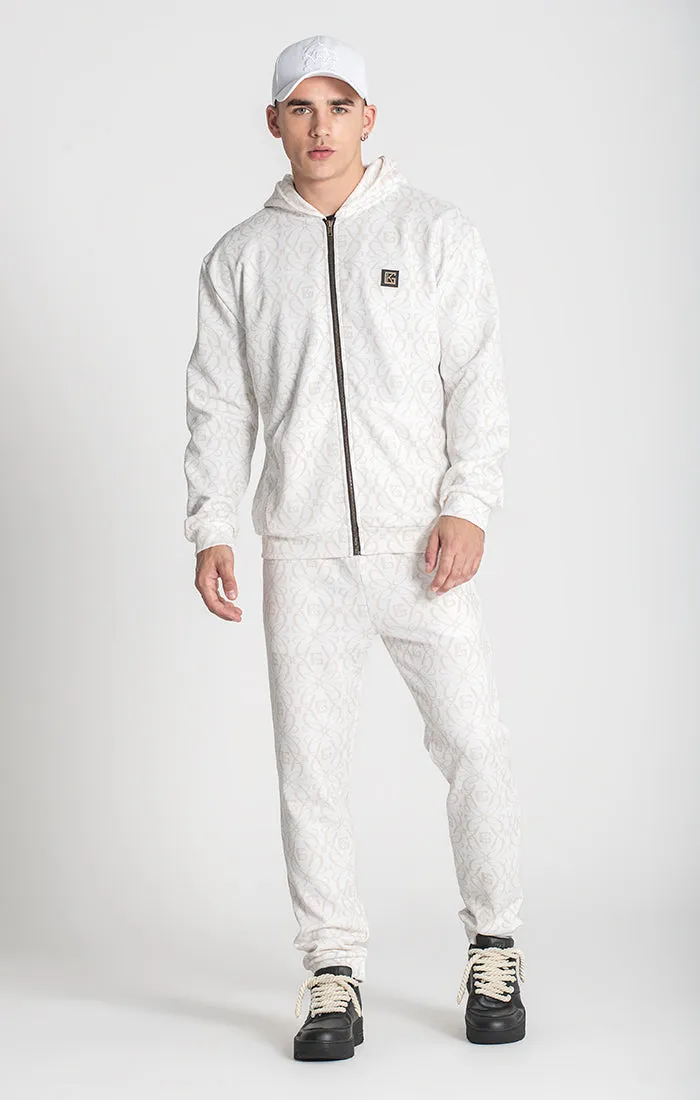 White Nouveau Hoodie Jacket