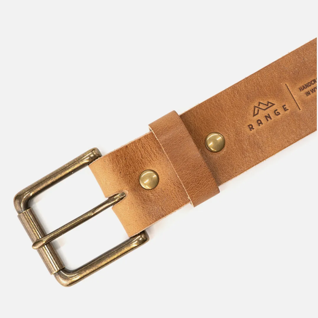 Windom Tan Dublin Leather Belt