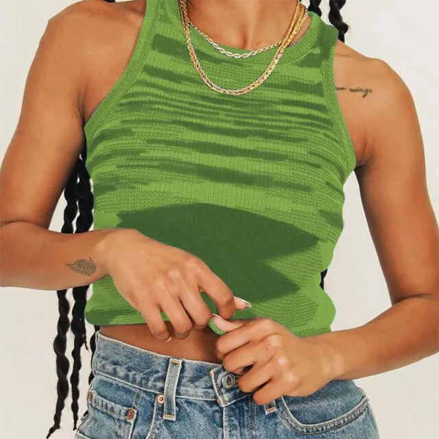 Women Halter Neck Backless Sexy Tank Tops