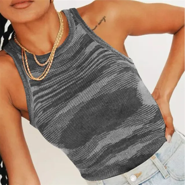 Women Halter Neck Backless Sexy Tank Tops
