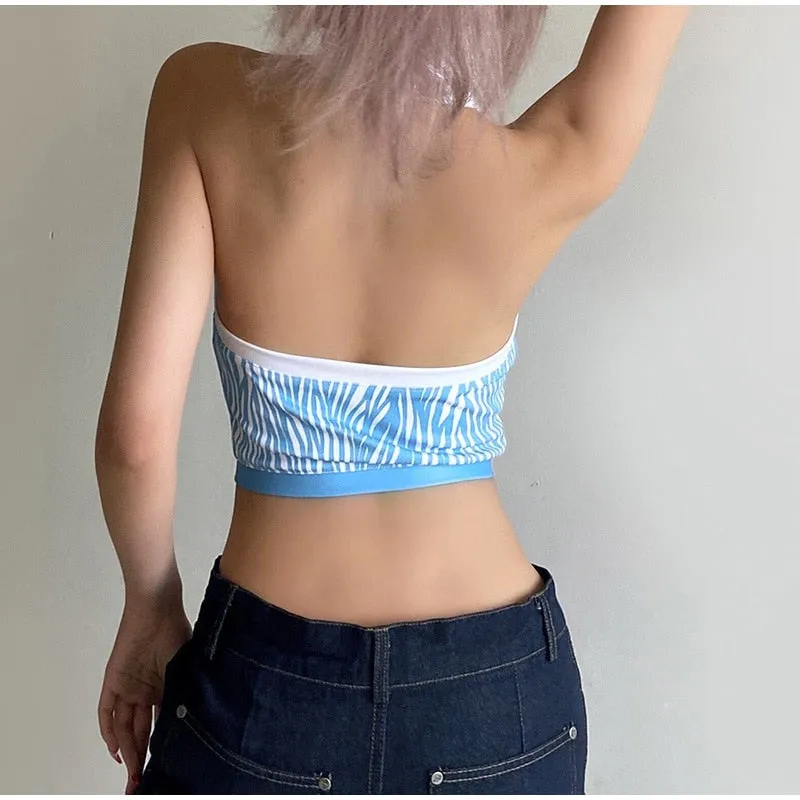 Women Halter Neck Backless Sexy Tank Tops